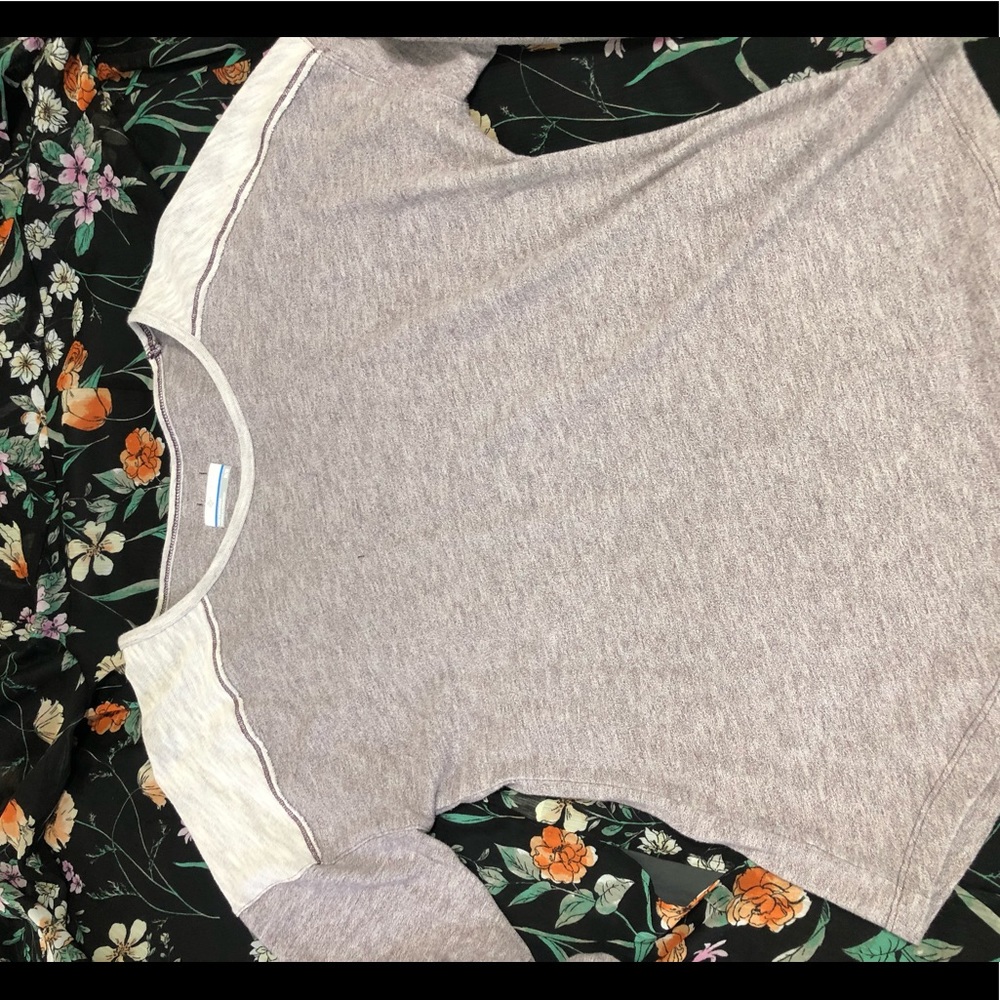 Light Purple and Grey Columbia Sweatshirt